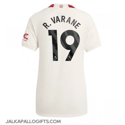 Manchester United Raphael Varane #19 Kolmaspaita Naiset 2023-24 Lyhythihainen